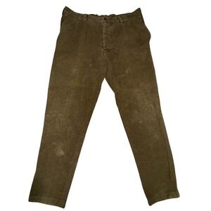 Marlboro Classics 100% Cotton Vintage Moleskin Pants Men 34 Italy Grandpacore